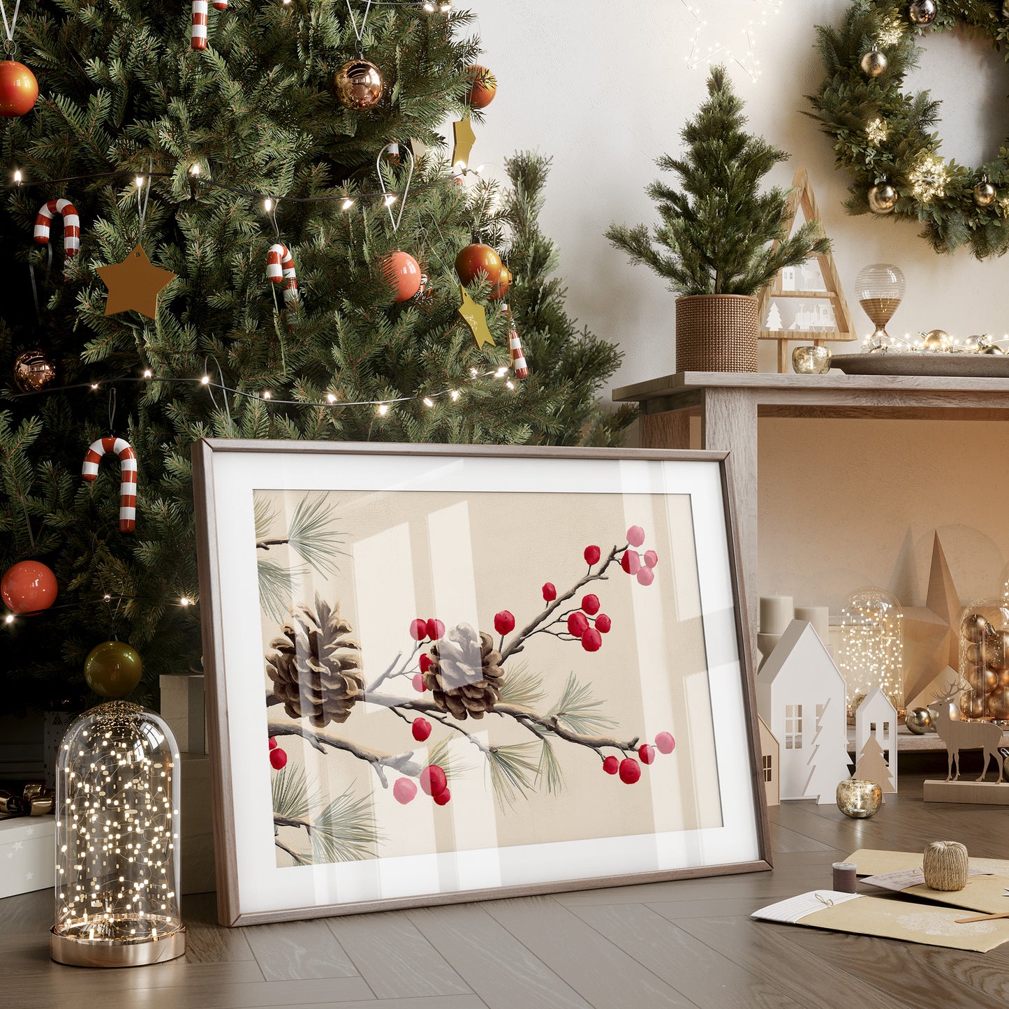 Winter Berries Paint December's Story