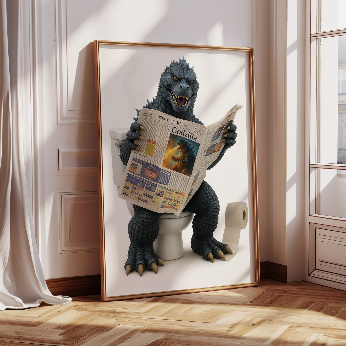 Godzilla on the Throne