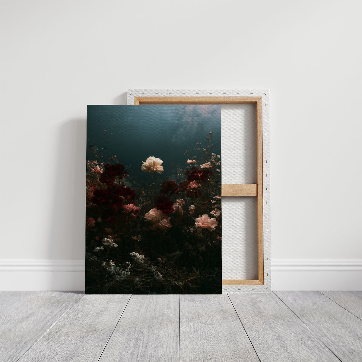 One Peony Rises From the Fog