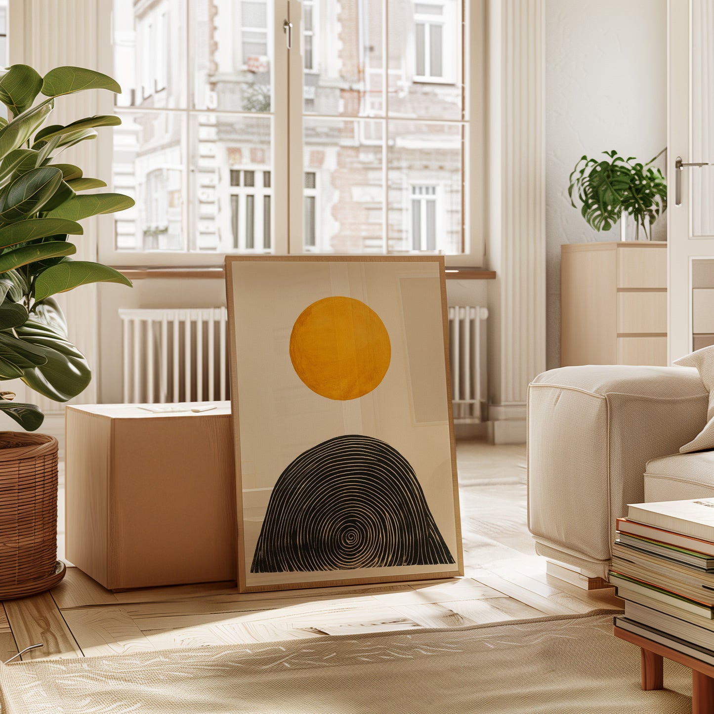 Solar Balance in Black and Gold