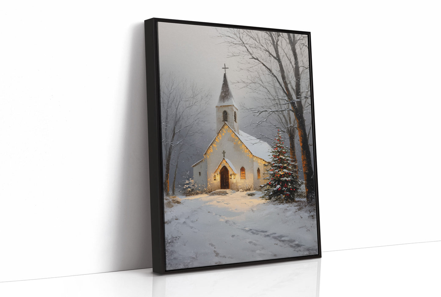 Silent Night Blesses Country Chapel