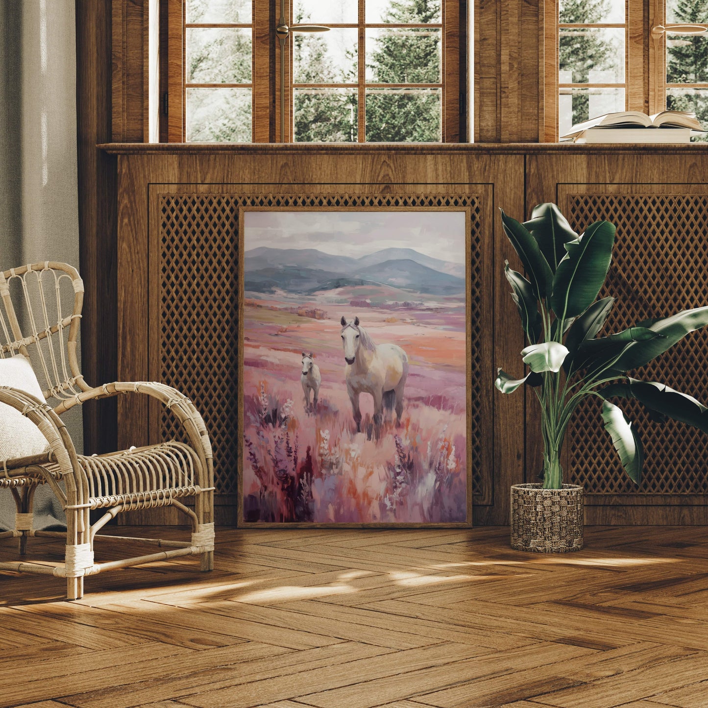 Wild Lavender Calls The Horses Home