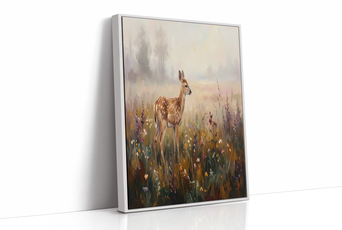 Fawn in the Wildflowers