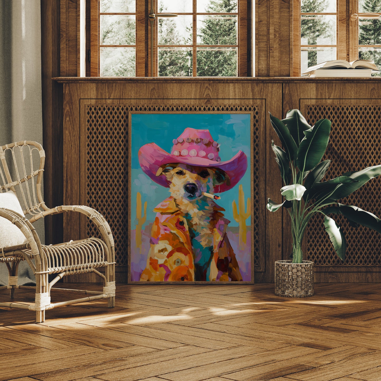 Desert Diva Wears Pink Stetson