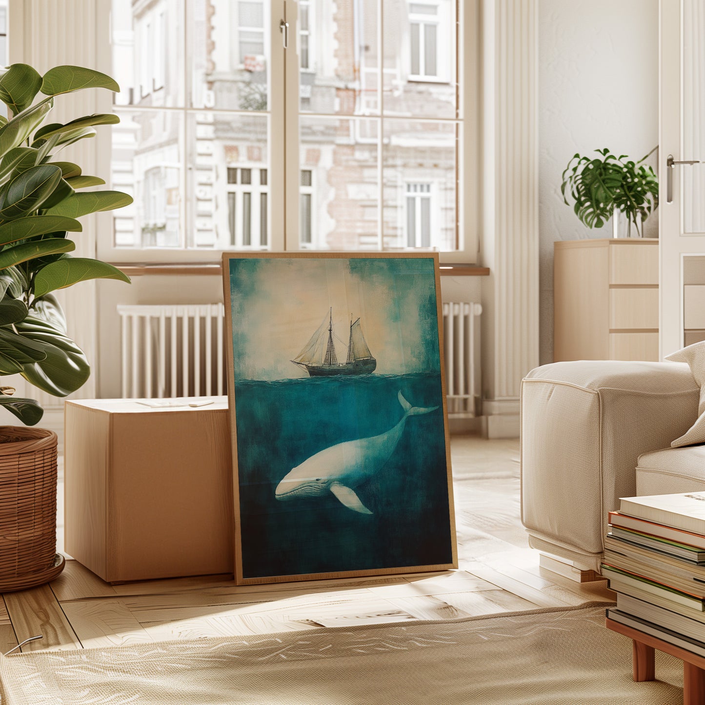 Deep Blue Silence and the Whale