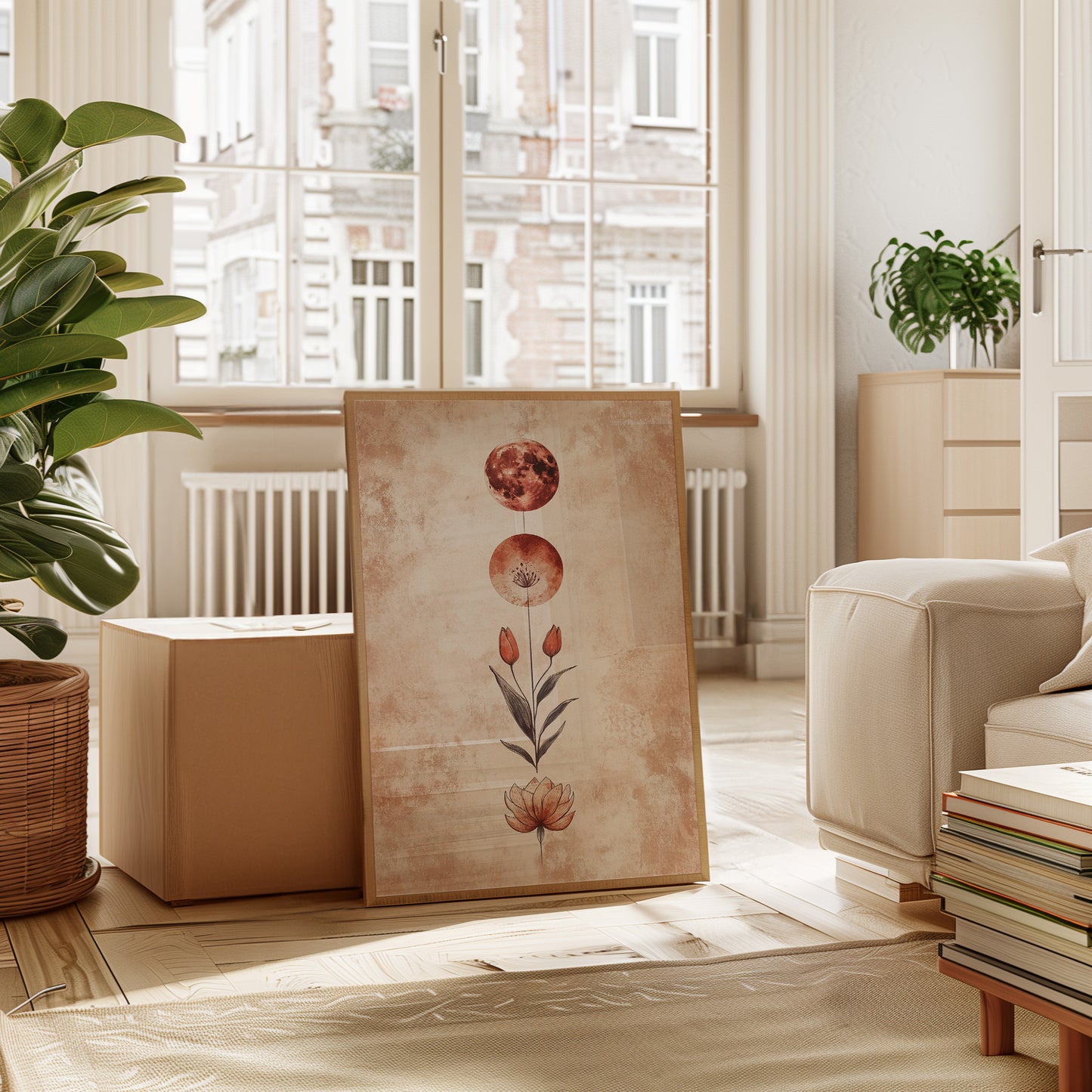 Blood Moon and Blooming Spirit