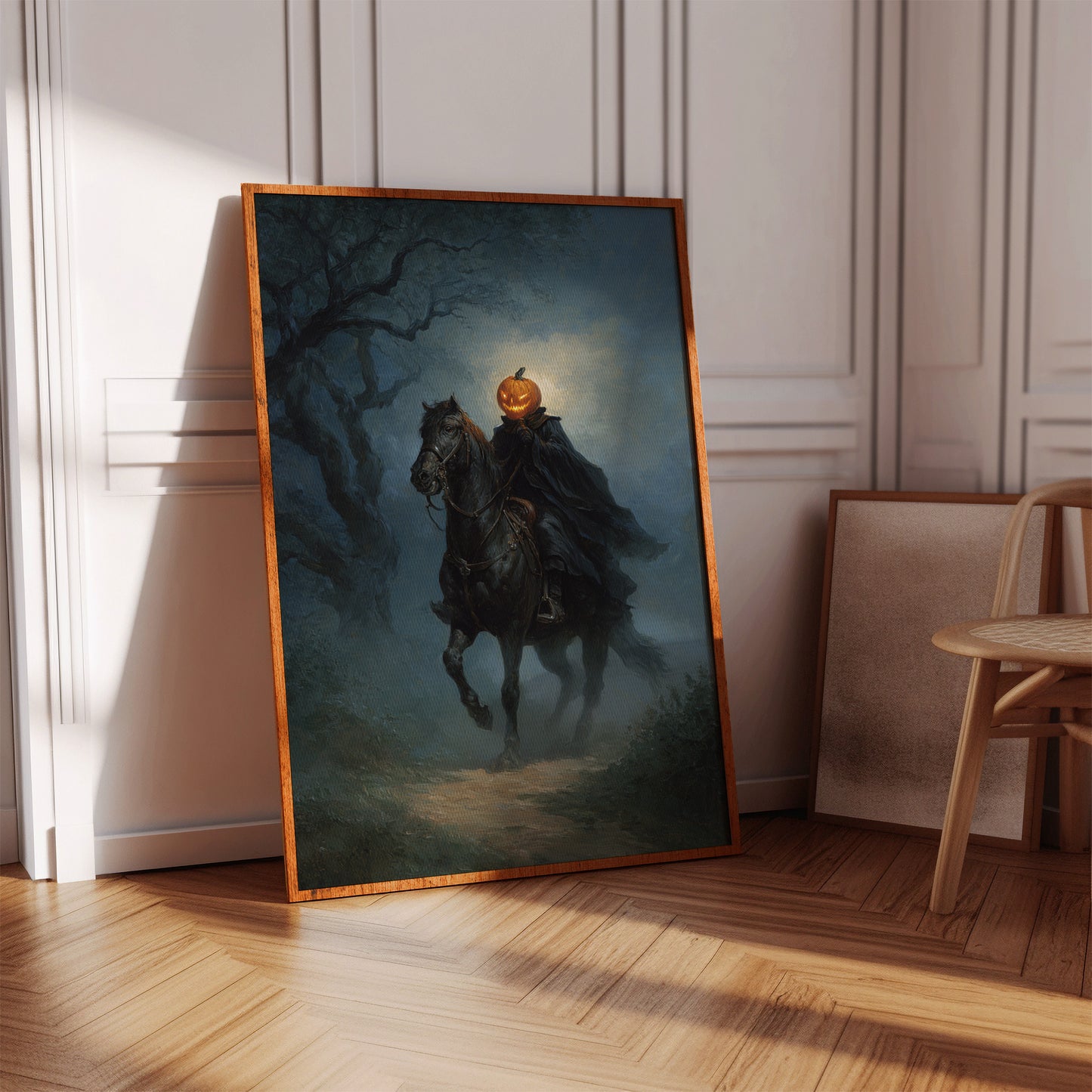 Headless Horseman Gothic Canvas Print - Enigmatic Wall Art - Gallery Canvas image 5