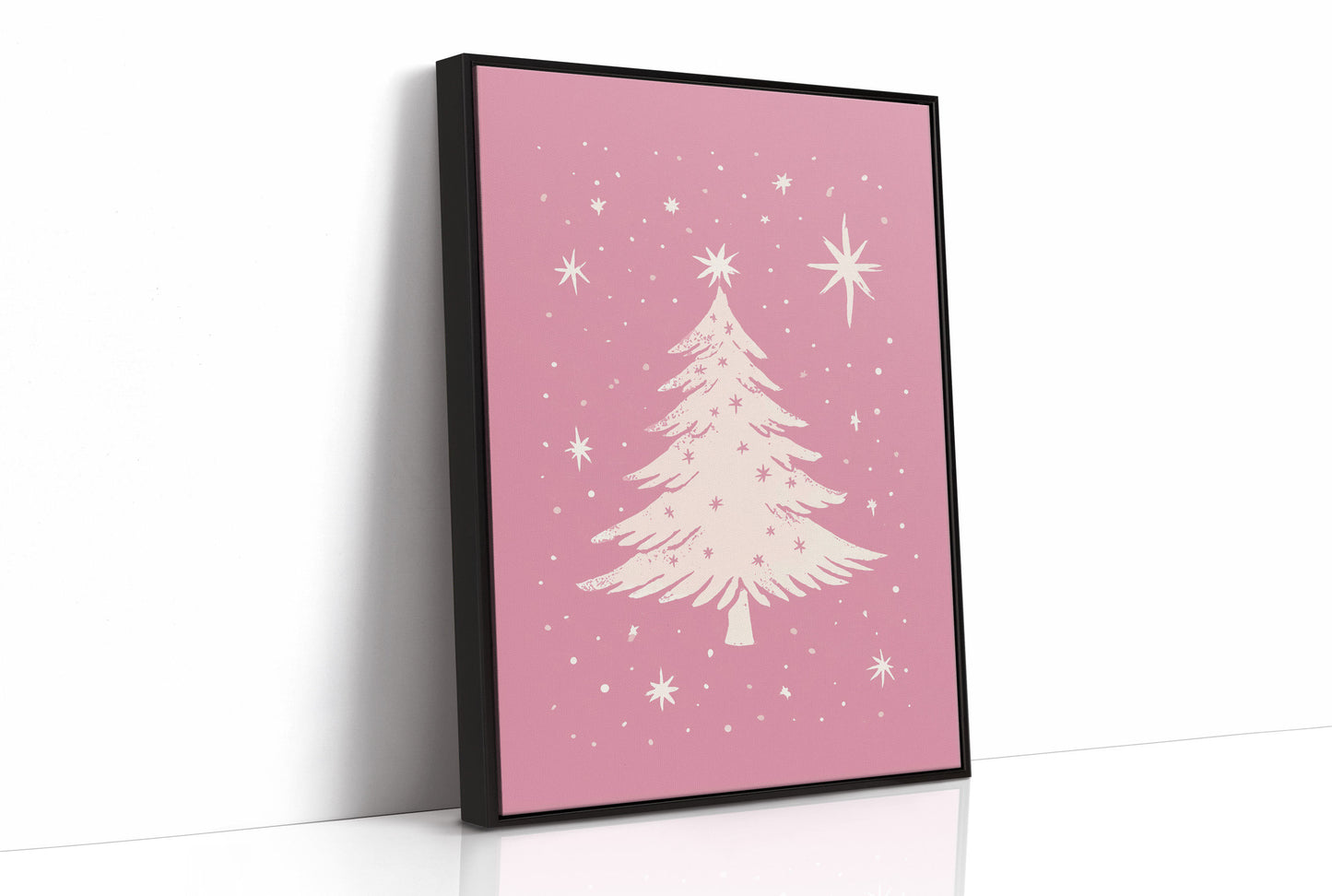 Snow Stars Dance On Rose Night