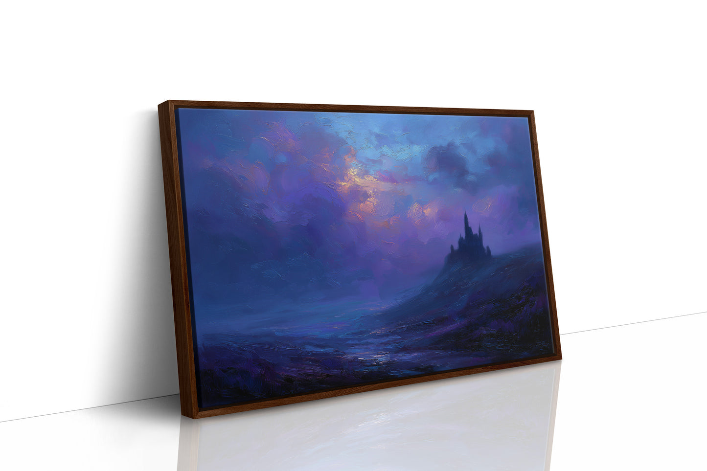 Violet Kingdom Beckons Through Twilight Mist