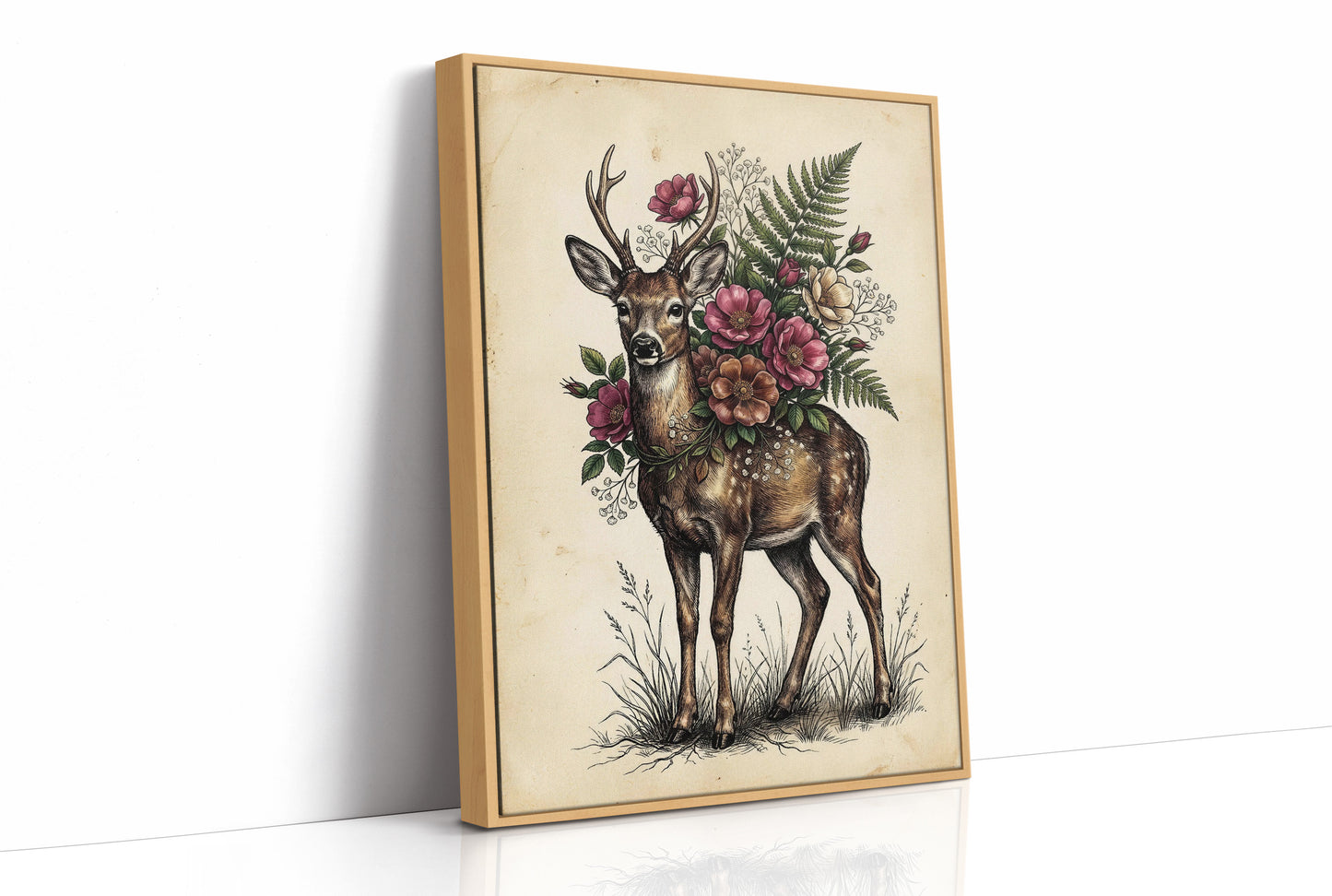 Antlers and Wild Roses