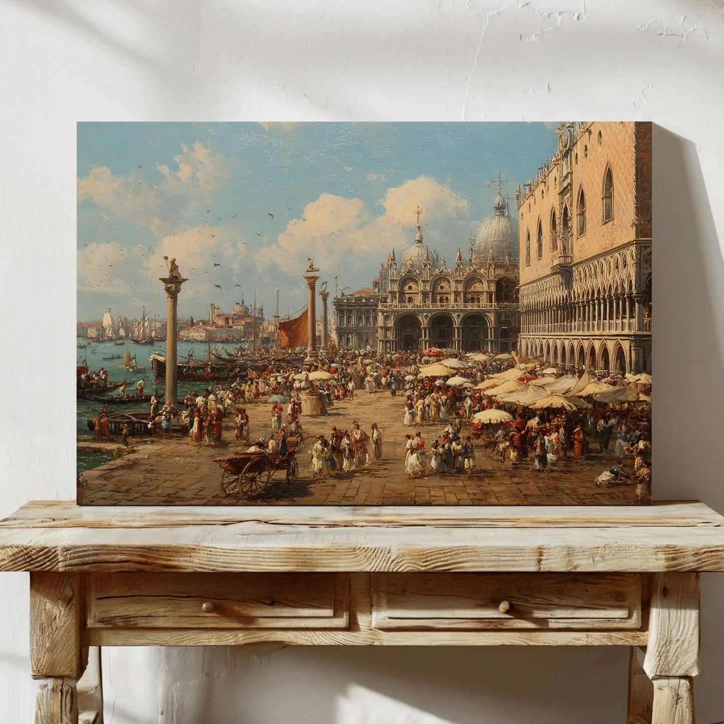 Venetian Market Dances With Time