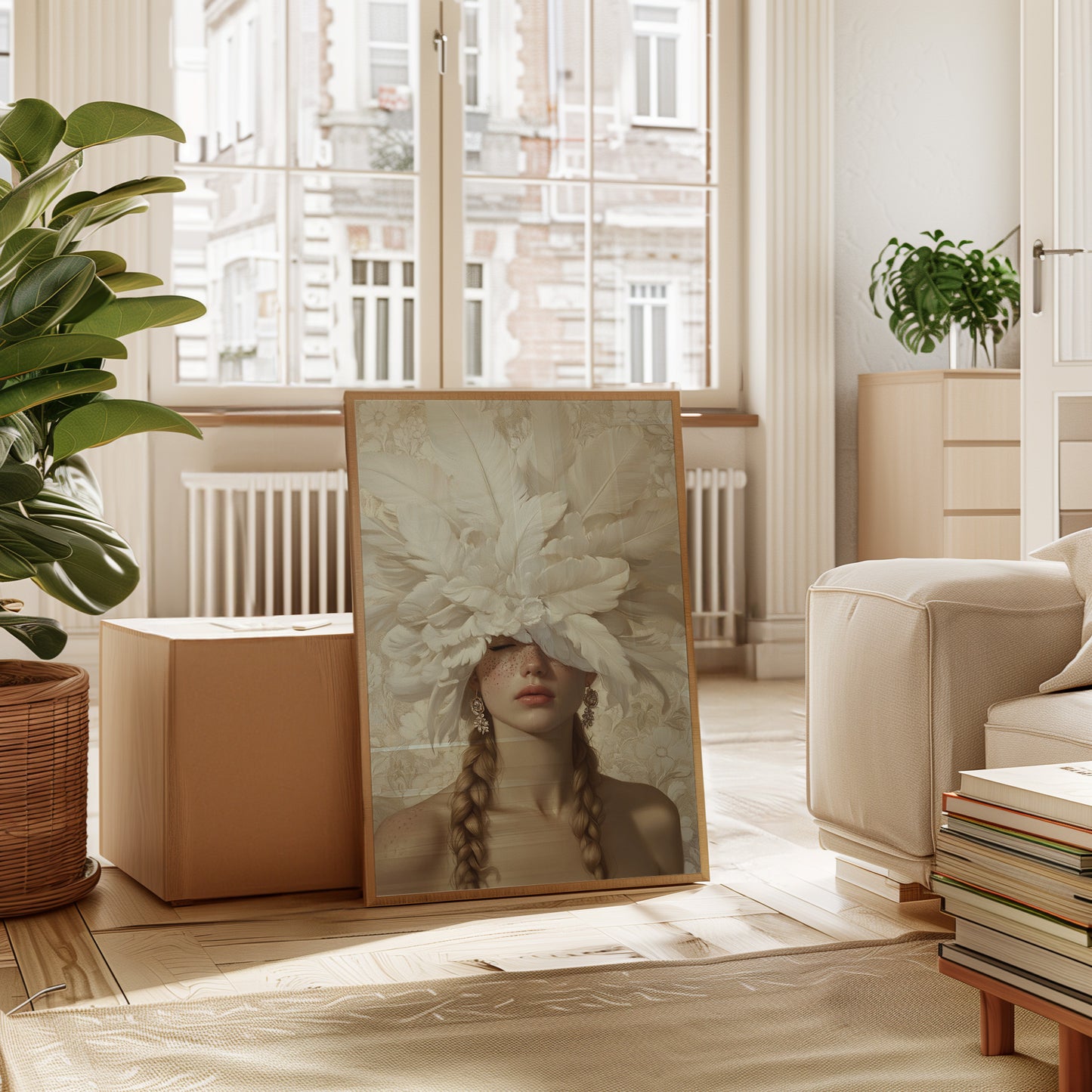 Whispers of Ivory Feathers