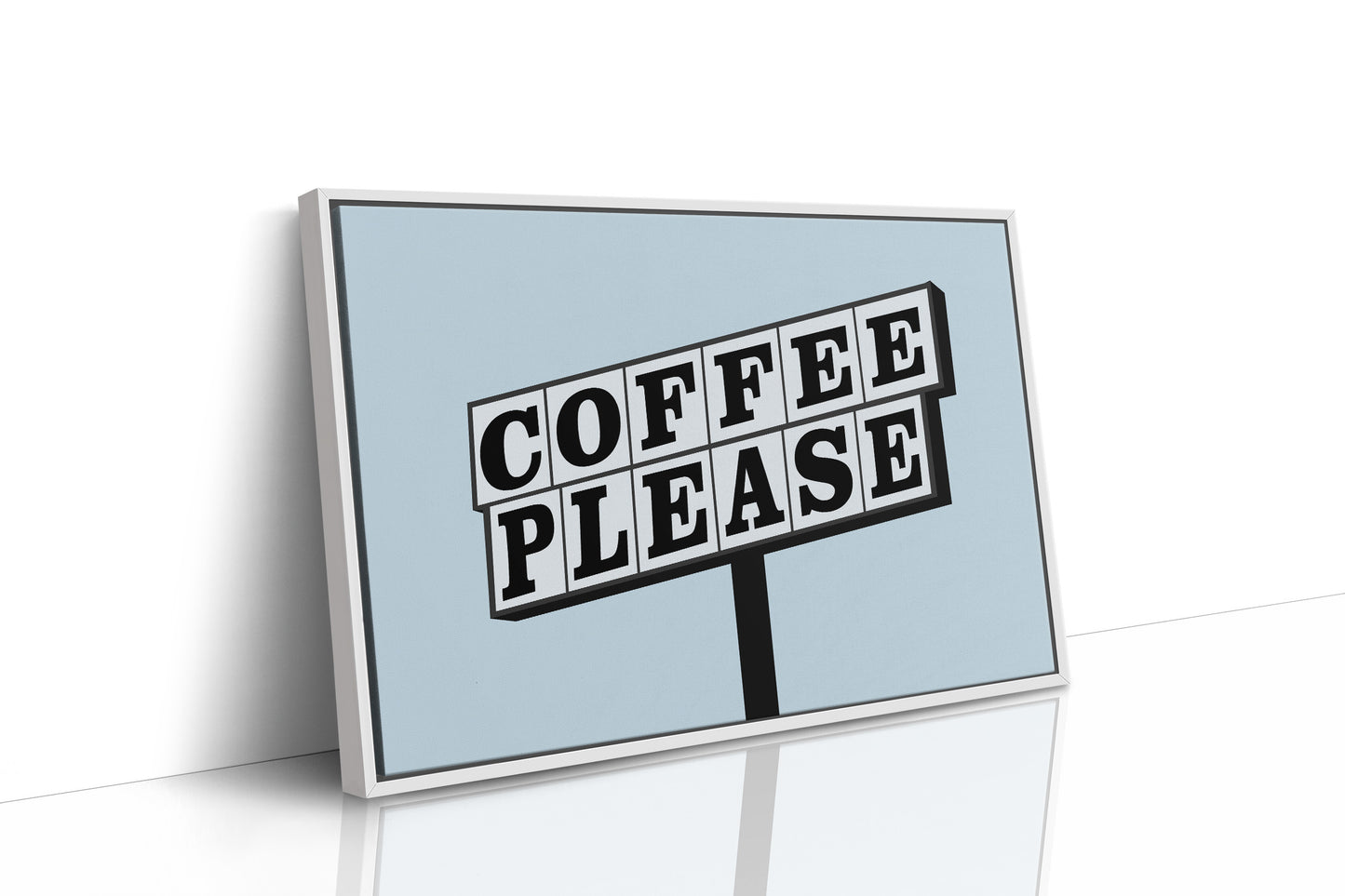Bold Letters Beg For Caffeine