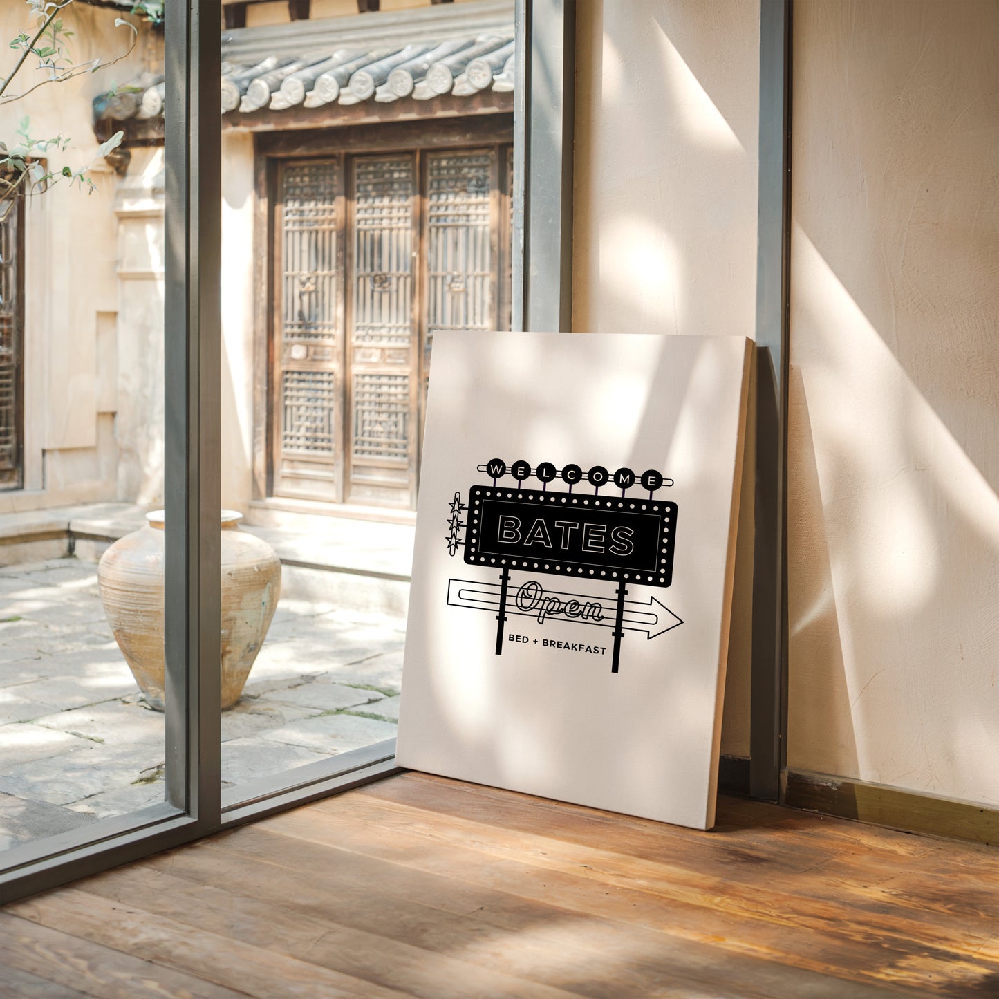 Neon Nights At Small Town Crossroads