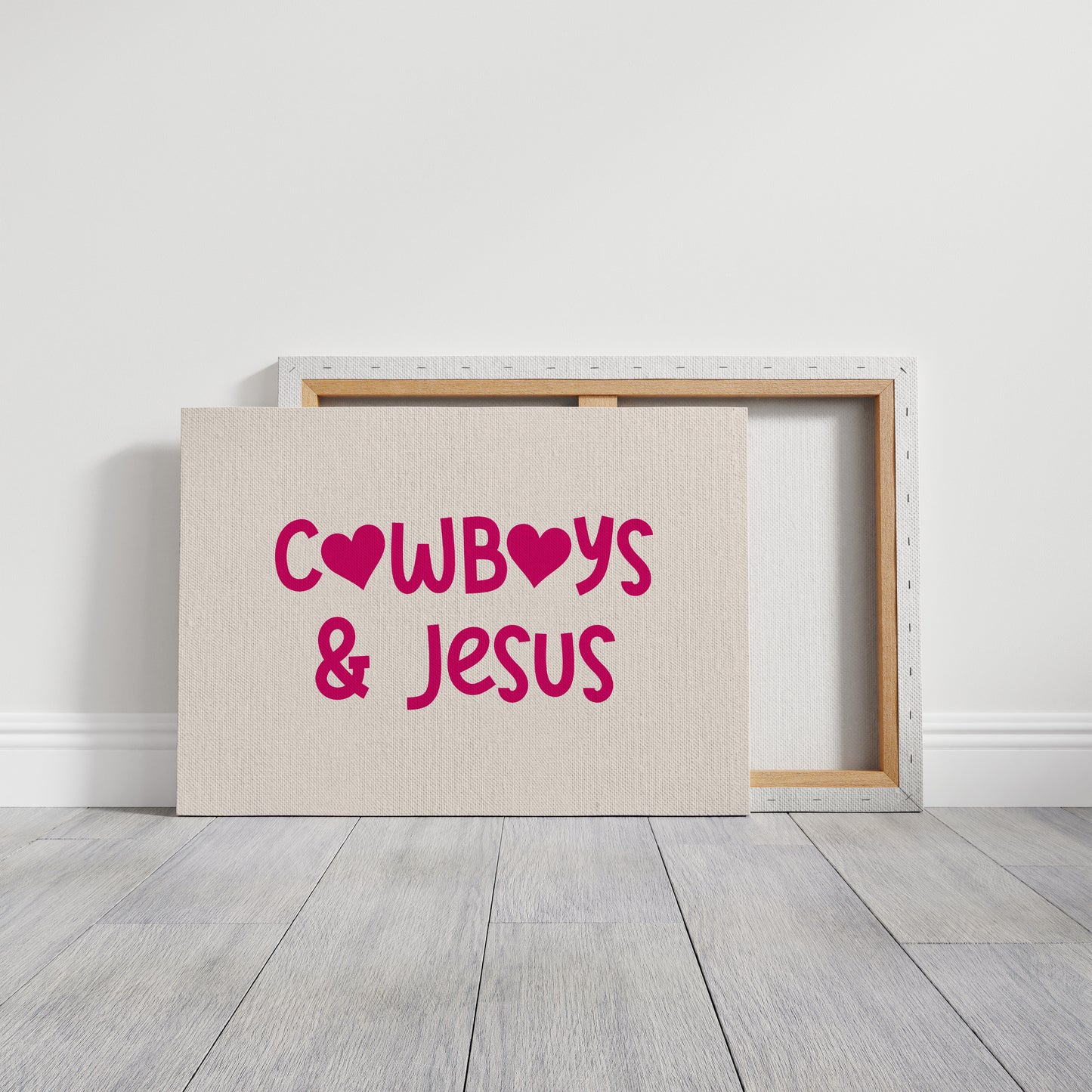 Cowboys and Jesus Western Wall Art