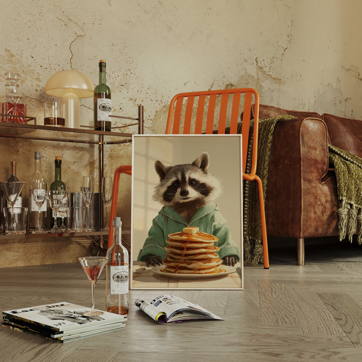 Morning Feast with a Furry Friend