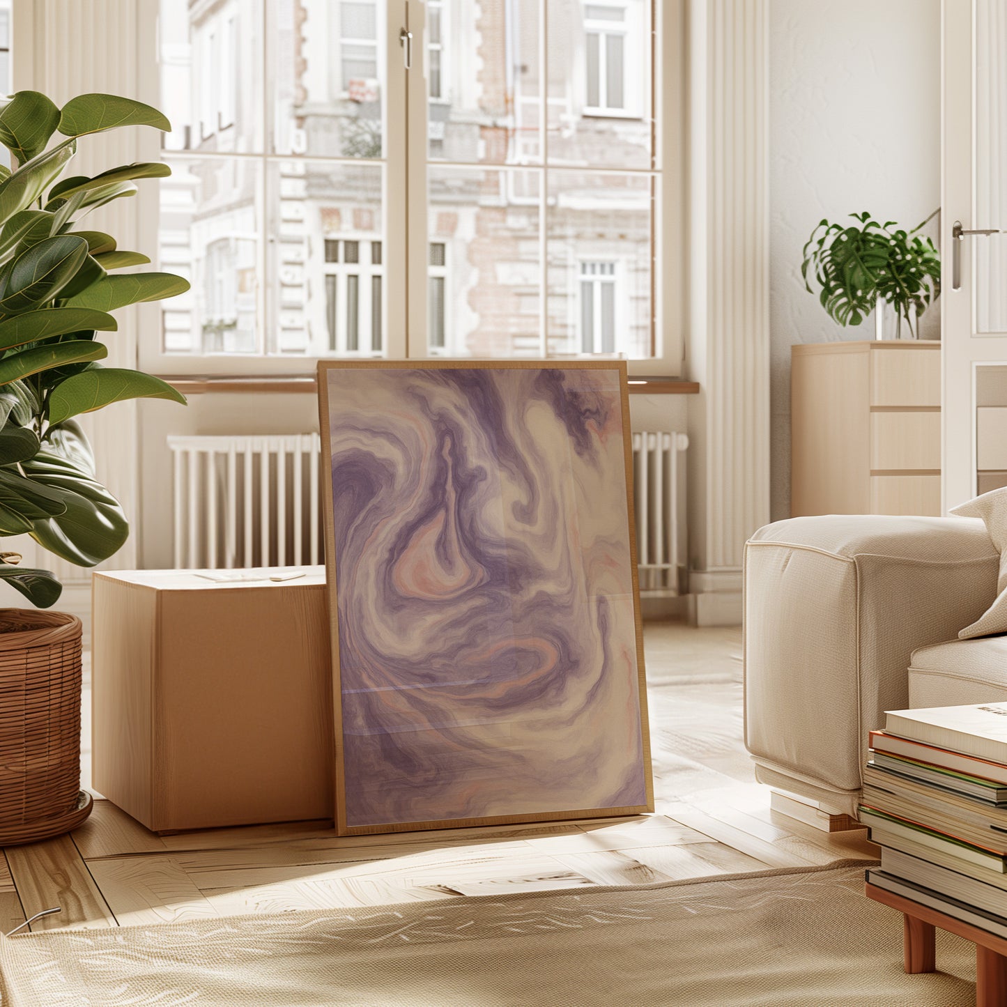 Lavender Dreamscape Swirl