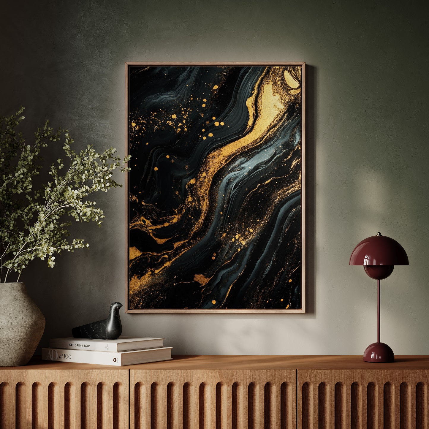 Obsidian Rush with Golden Sparks