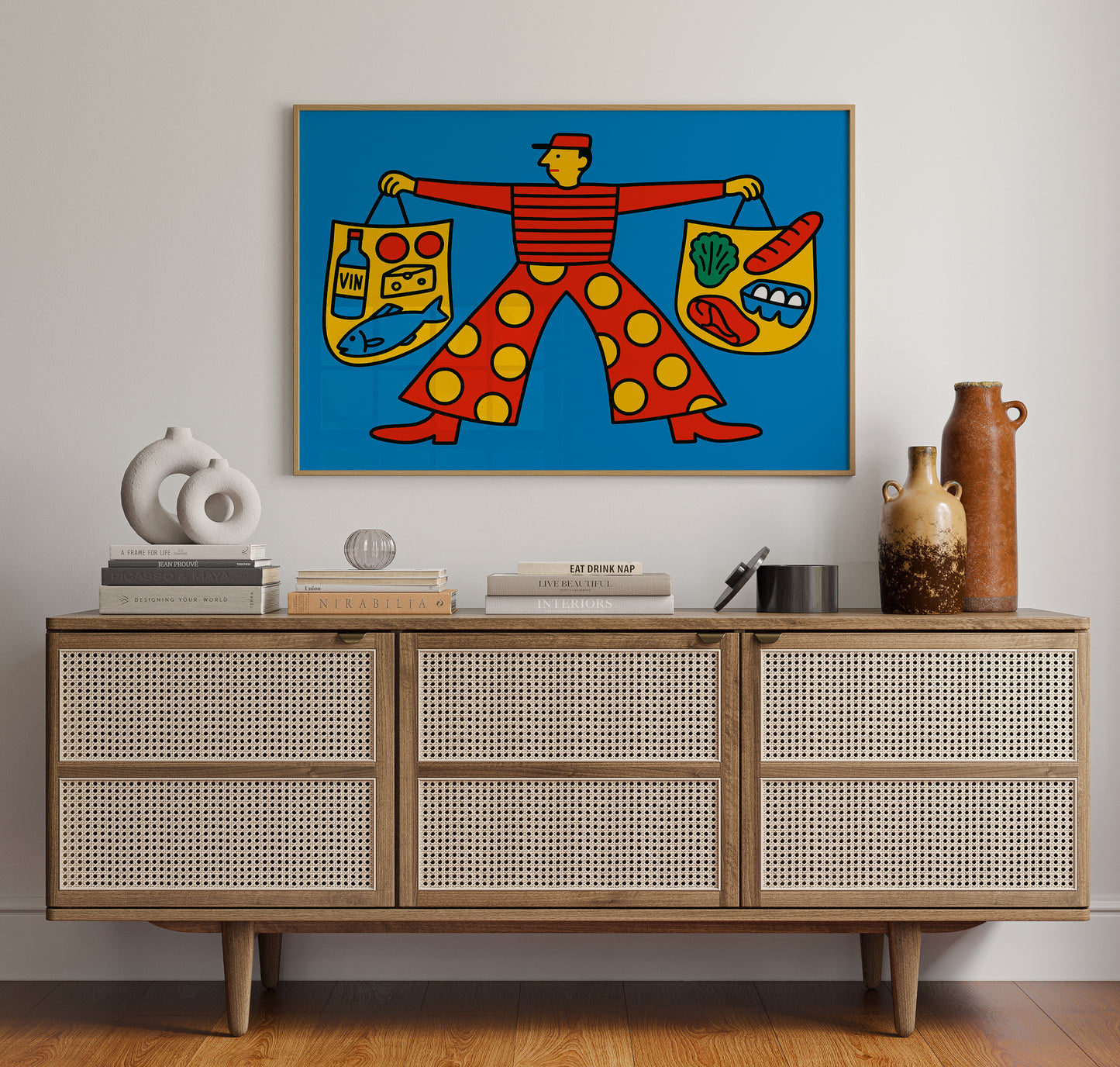 Grocery Run with French Flair