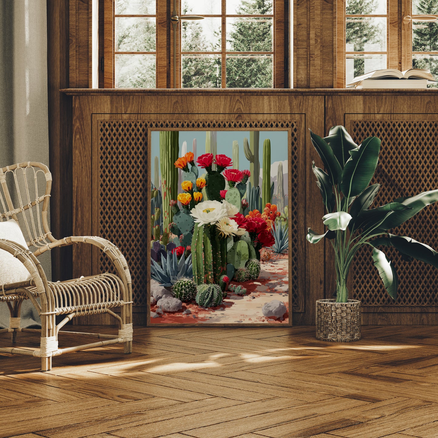 Cactus Blooms Paint Desert Poetry