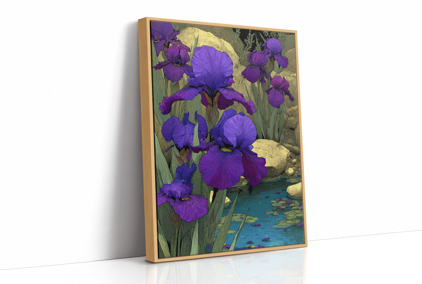 Irises at the Water's Edge