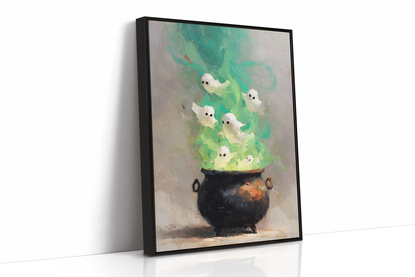Spirits Dancing in Vibrant Mist