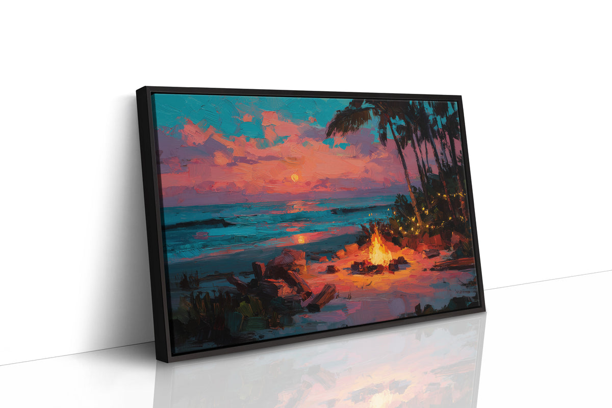 Sunset Bonfire, Phones Left in Car