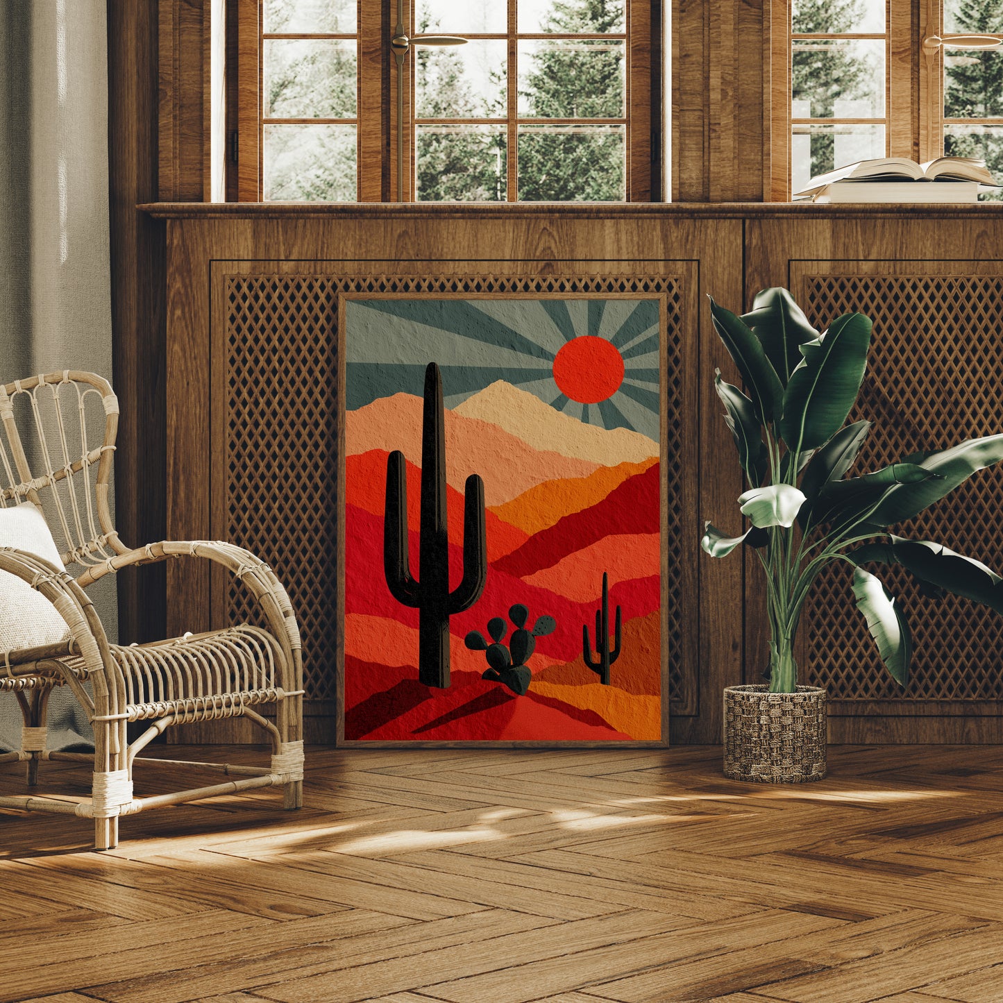 Red Mountains Sing Desert Sunlight