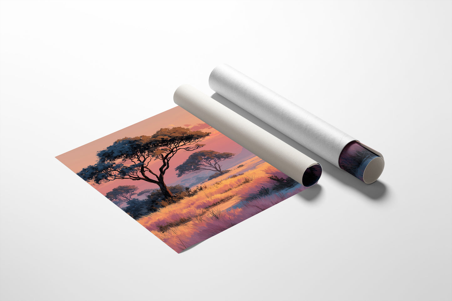 Savanna at Golden Dusk