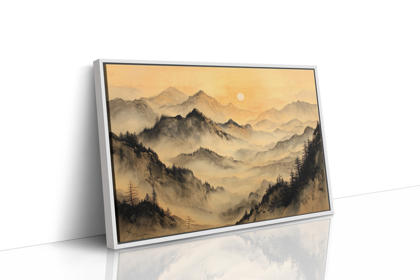 Mountains Rest In Golden Hour