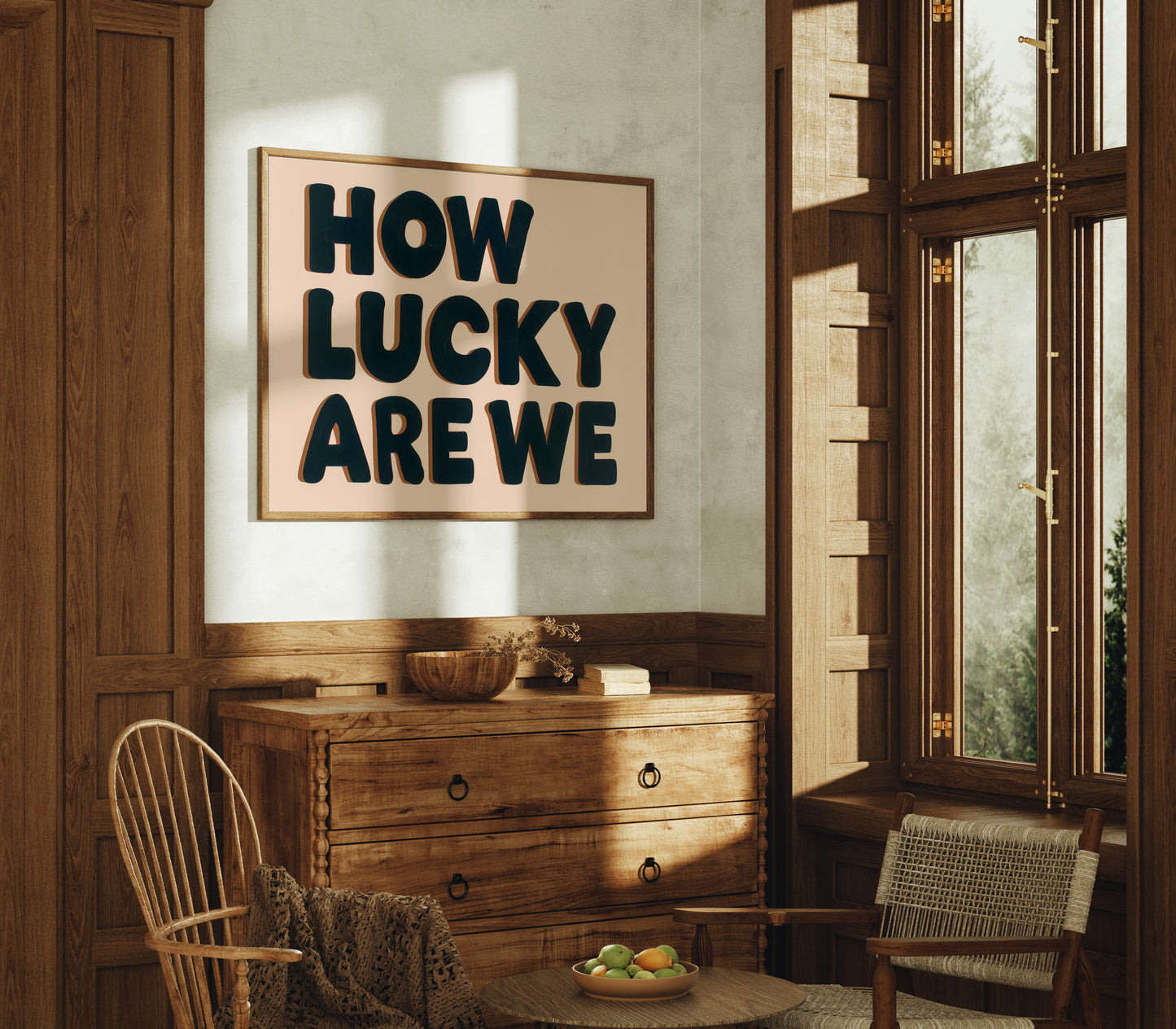 Fortune Smiles In Bold Letters