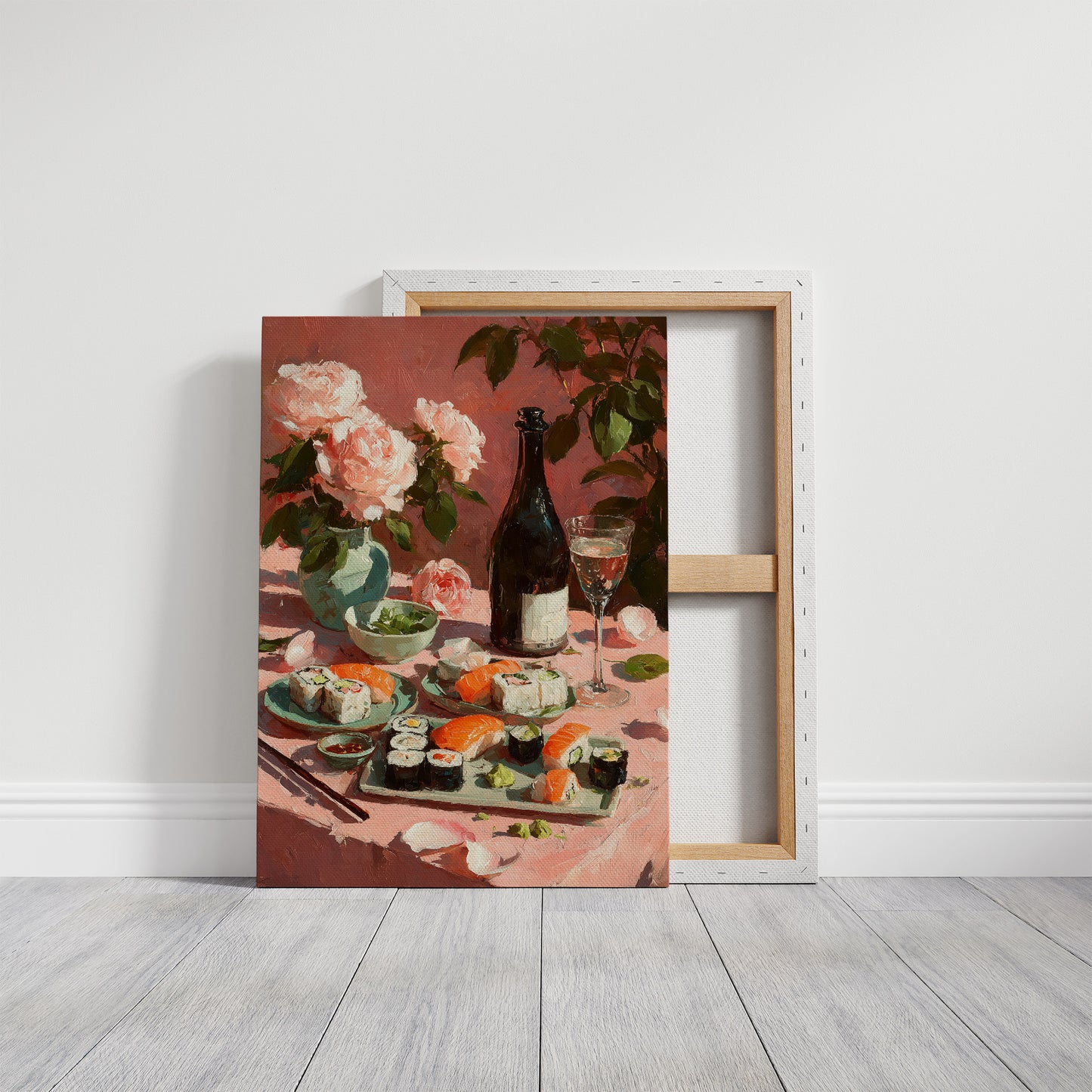 Sushi and Champagne Roses