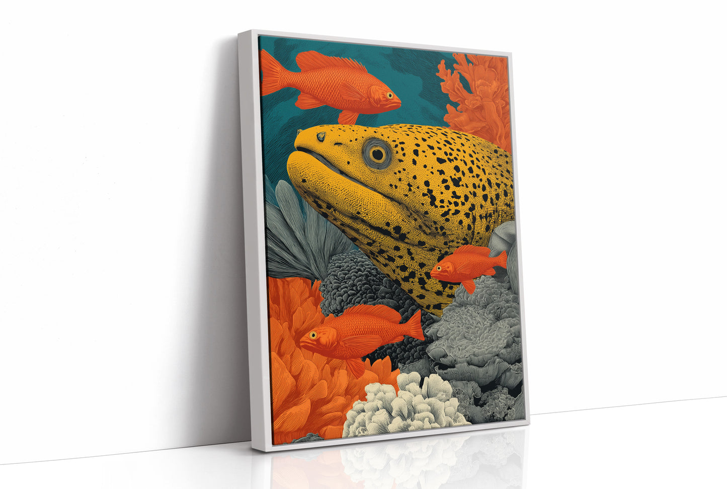 Moray Among the Reef
