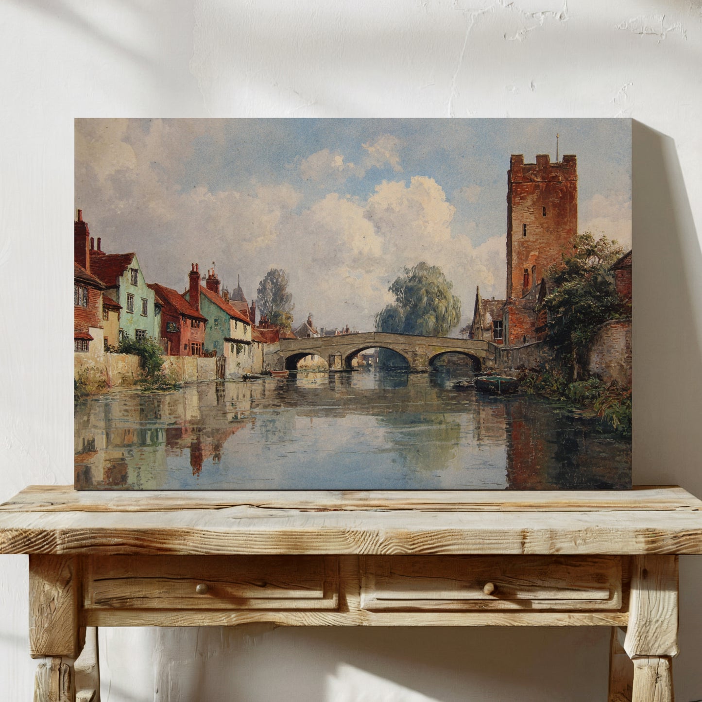 Summer Tales Along The River Bridge