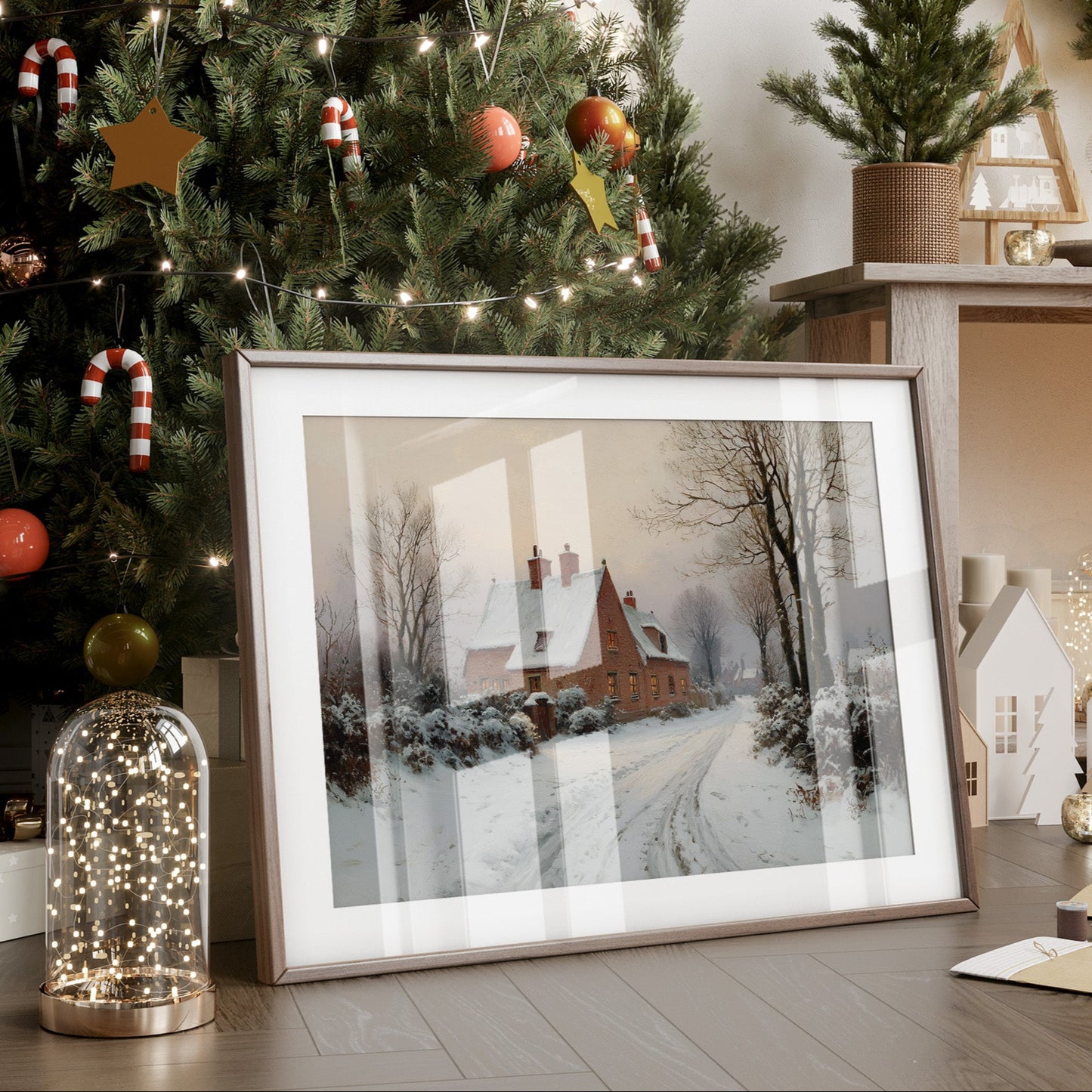 Brick Cottage Awaits Winter Stories