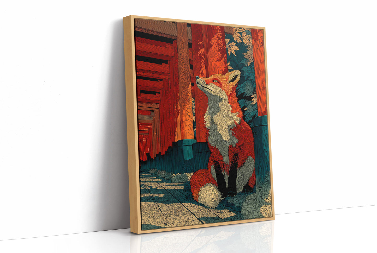 Fox at the Torii Gates