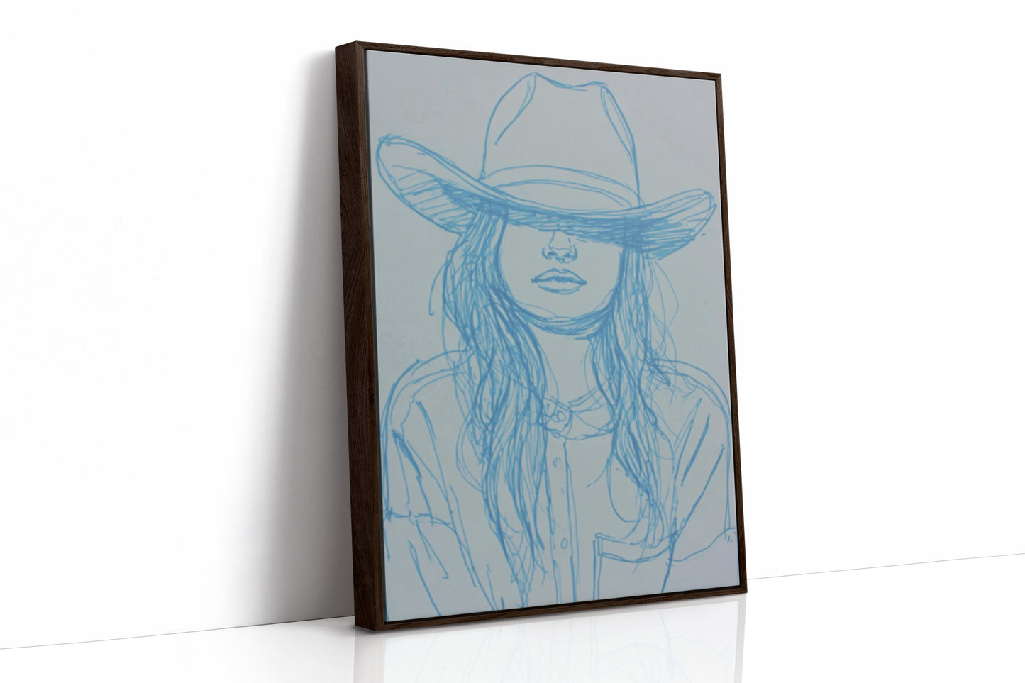 Blue Lines Paint Prairie Stories