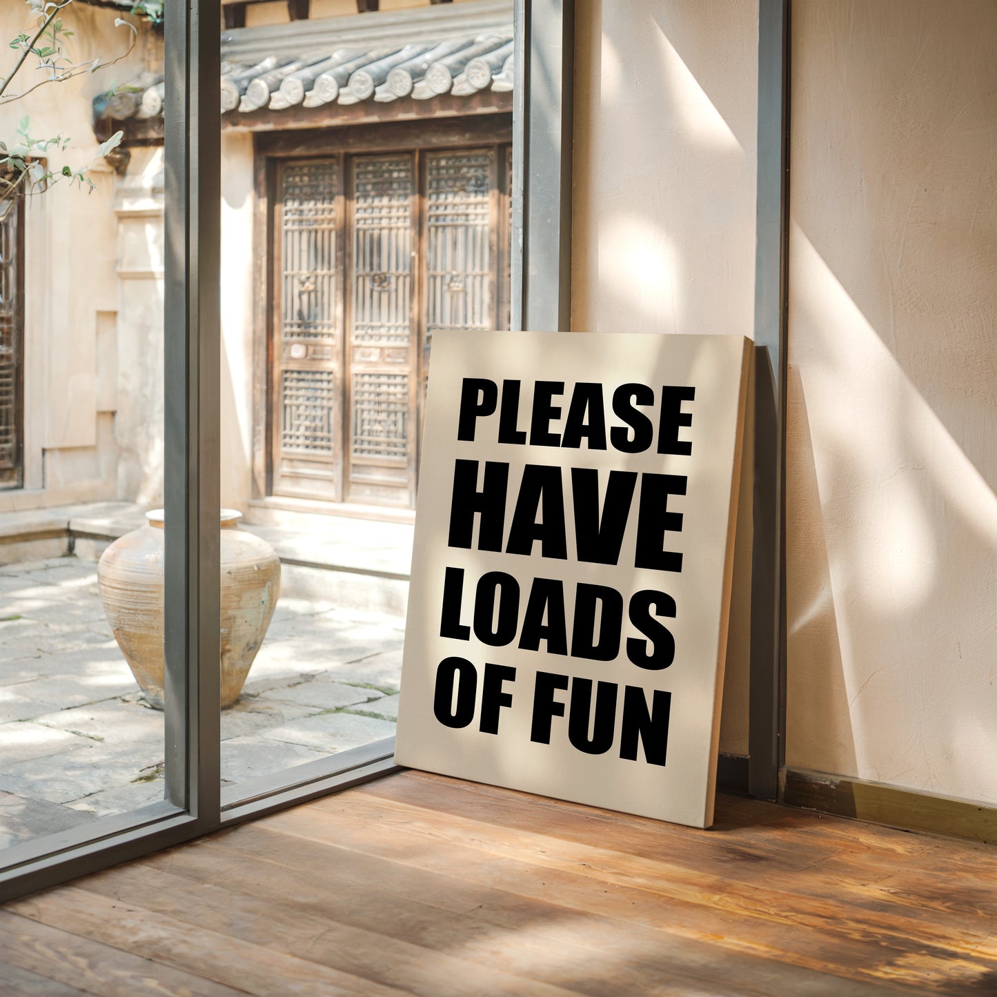 Bold Letters Make Polite Demands