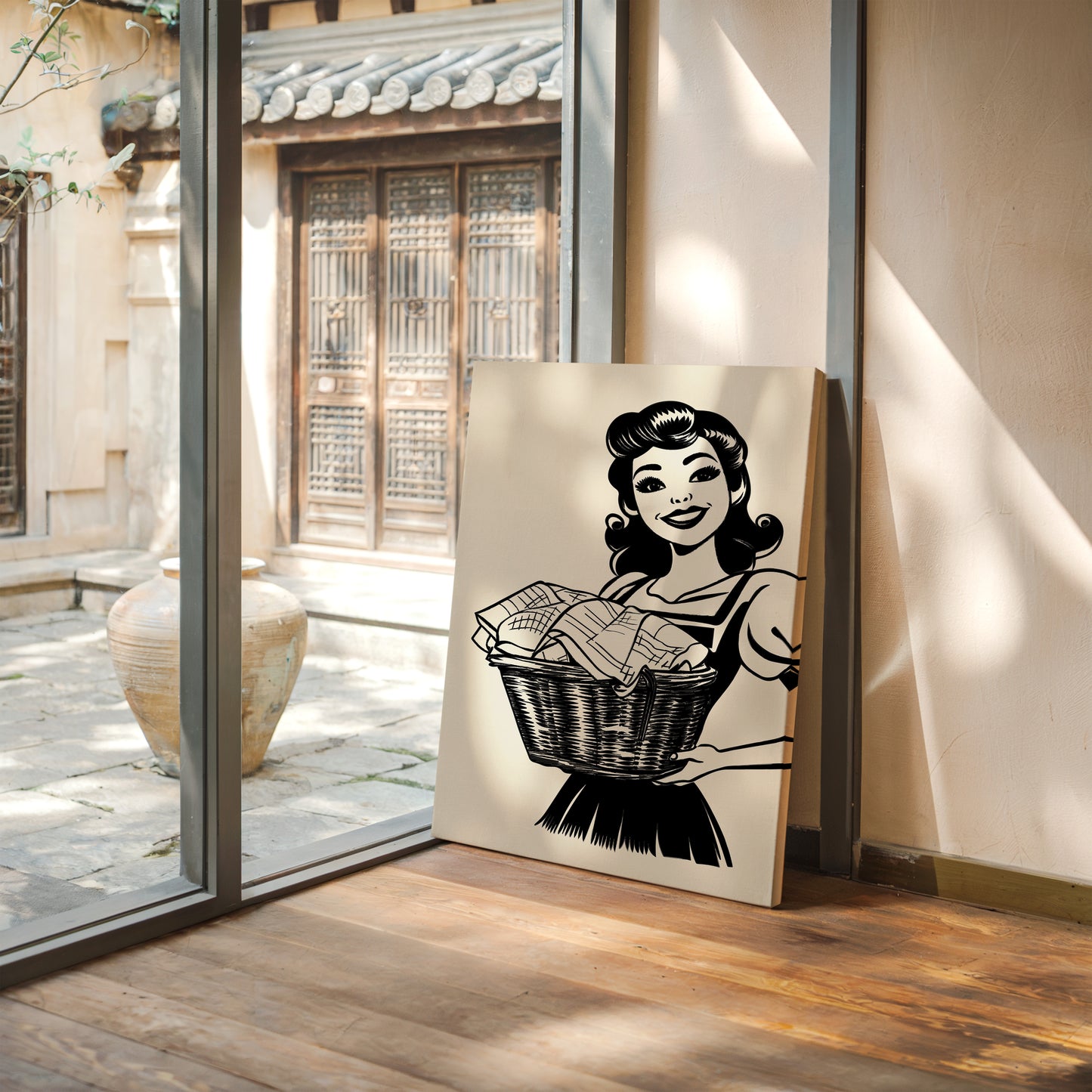 Laundry Day Winks At Yesterday