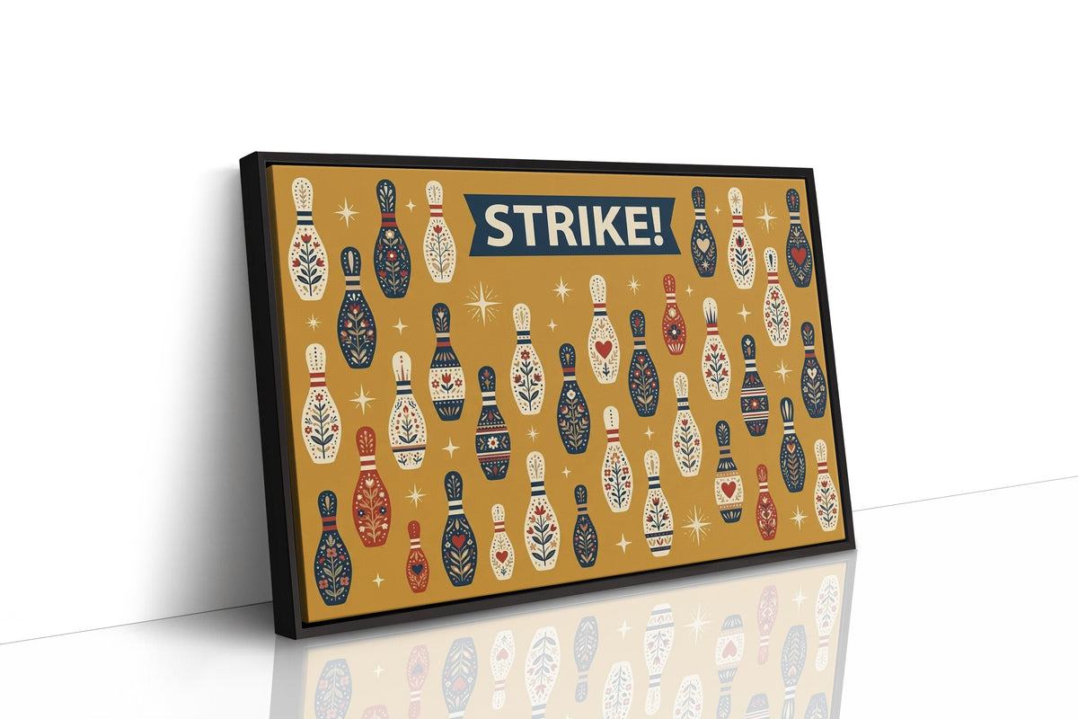 Strike! Pins and Needlepoint