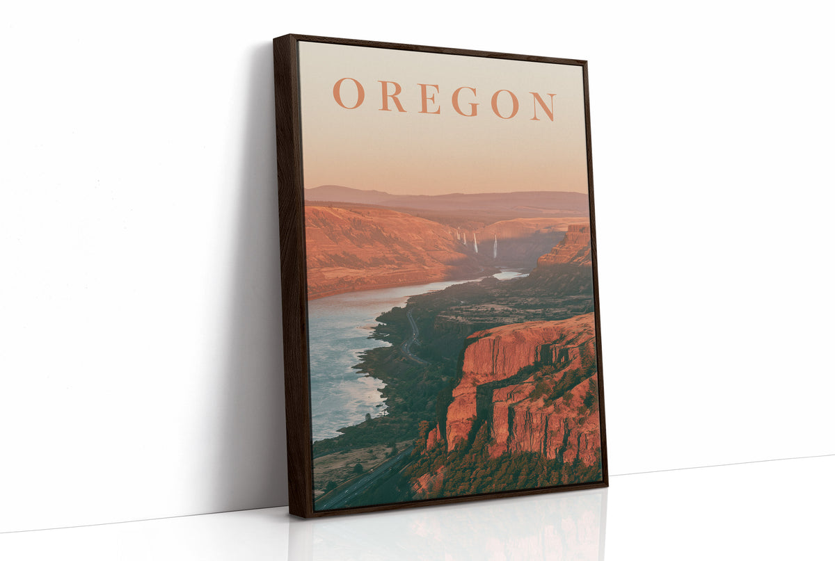 Columbia Gorge Waterfall Vista
