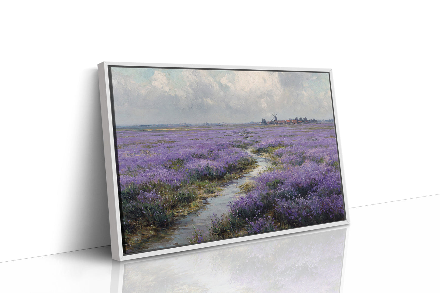 Lavender Paths Lead To Windmills