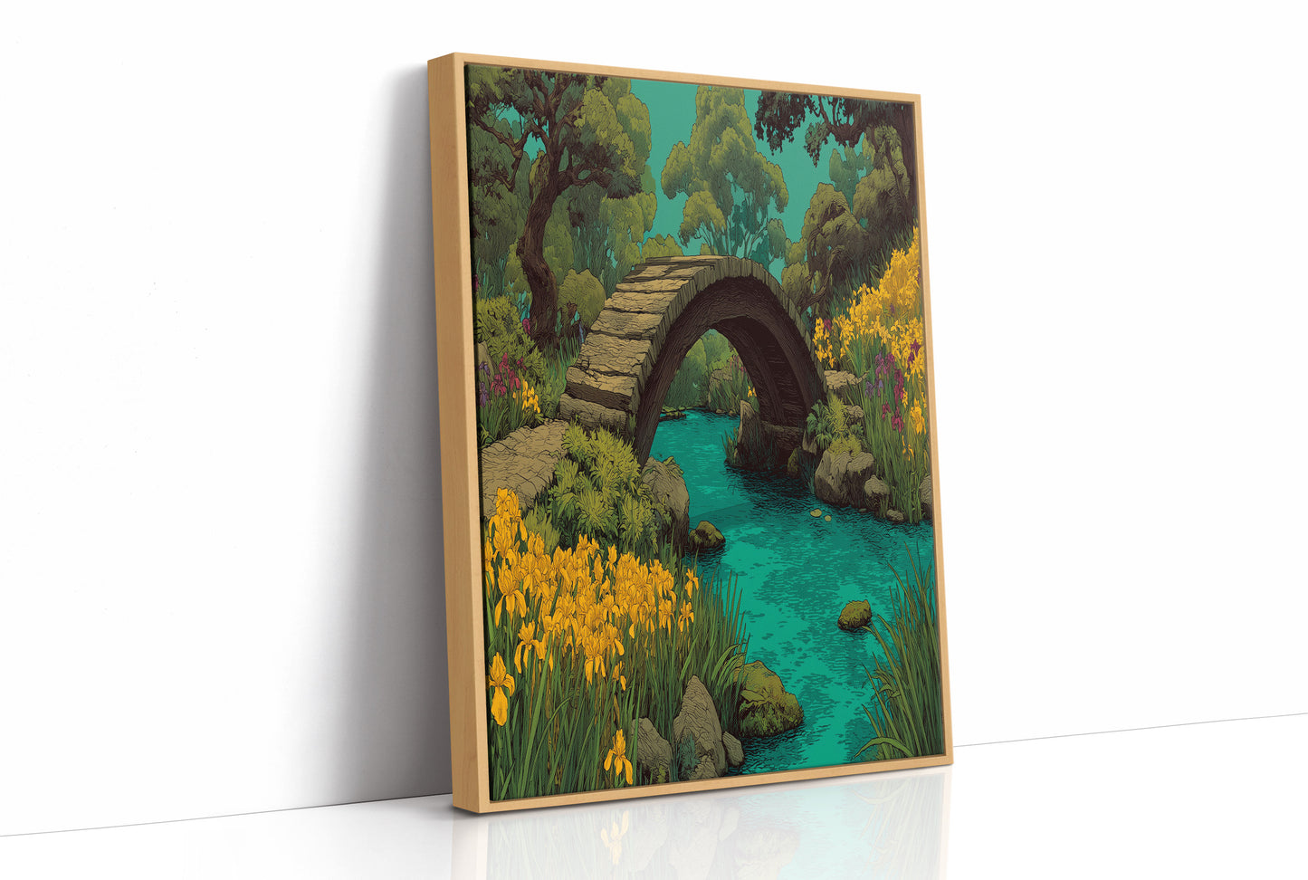 Stone Bridge Over Turquoise Waters