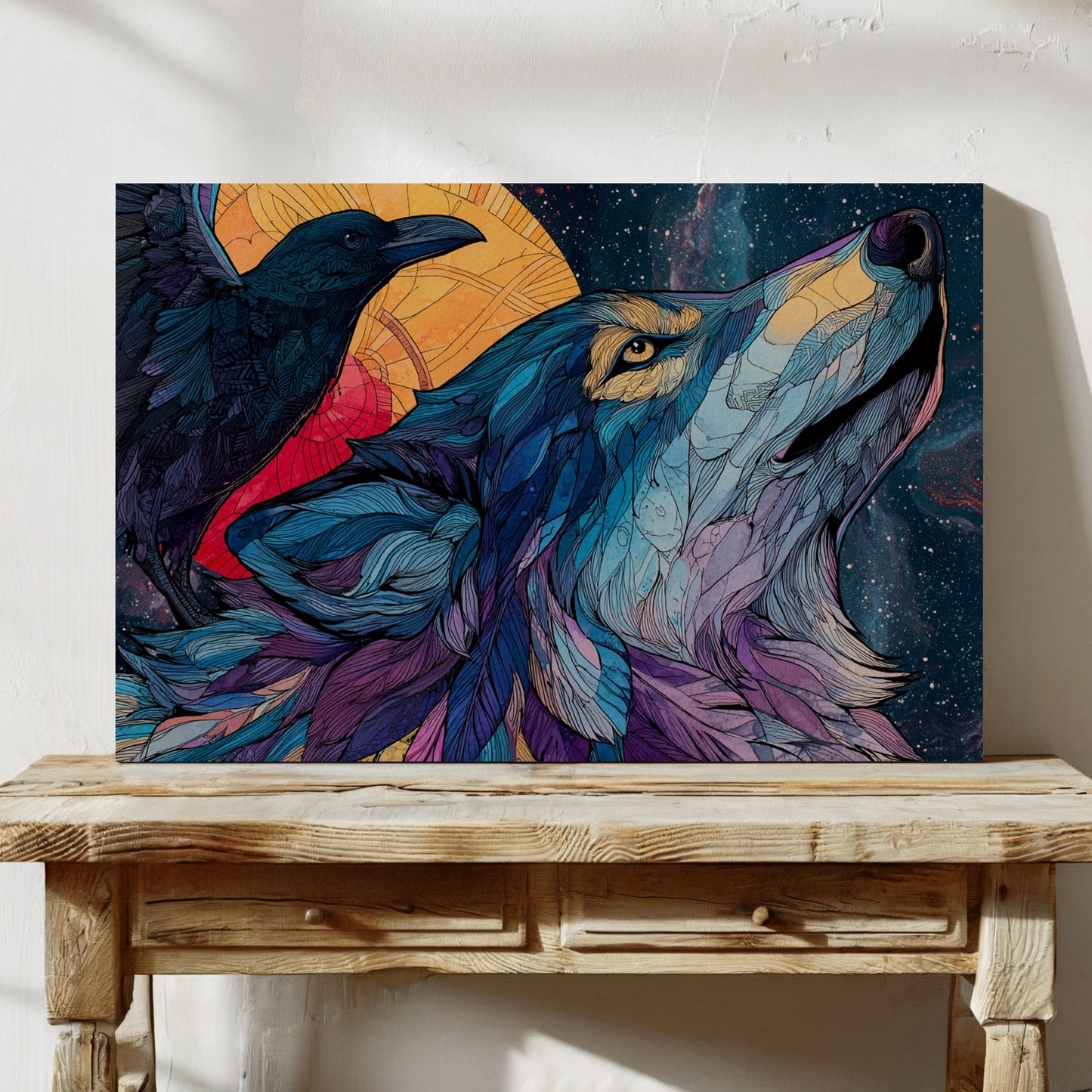 Ancient Tales Of Wolf And Raven