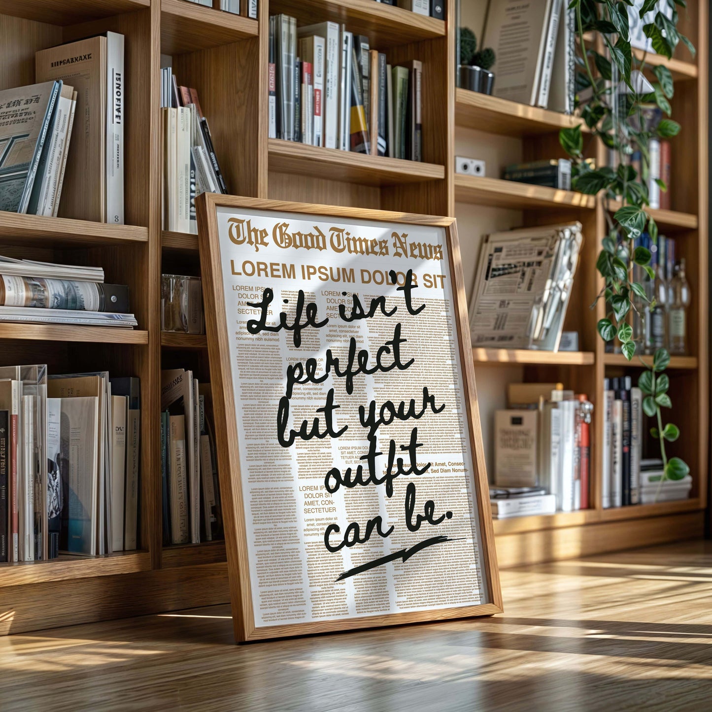 Headlines Dance Through Morning Light