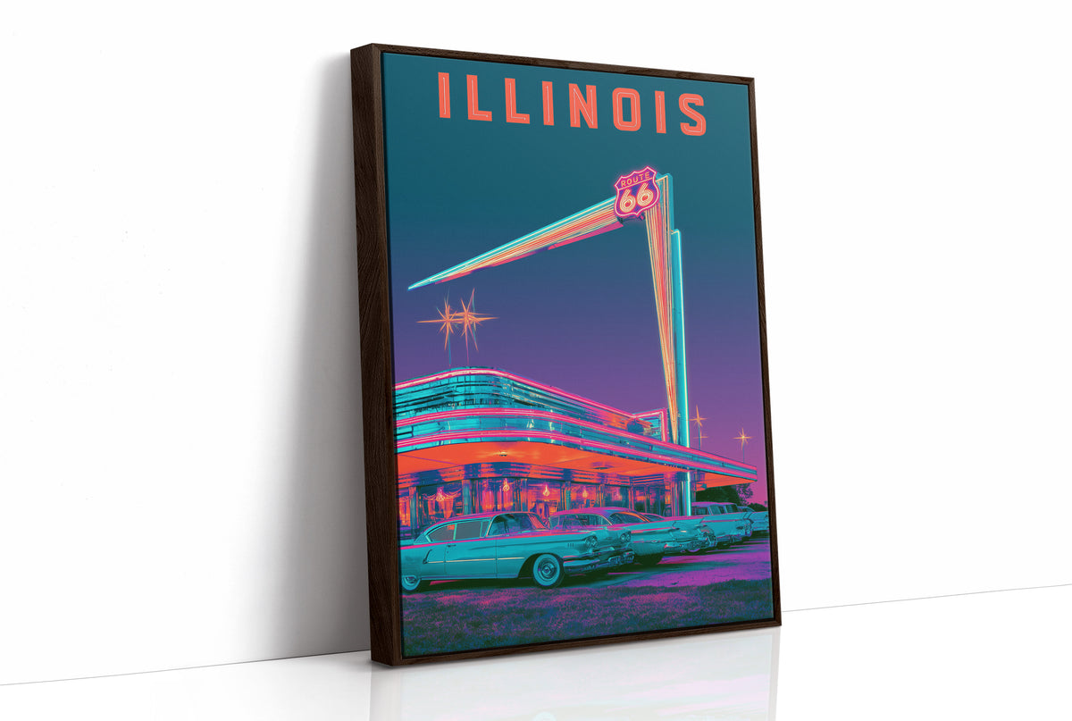 Route 66 Neon Diner Nights