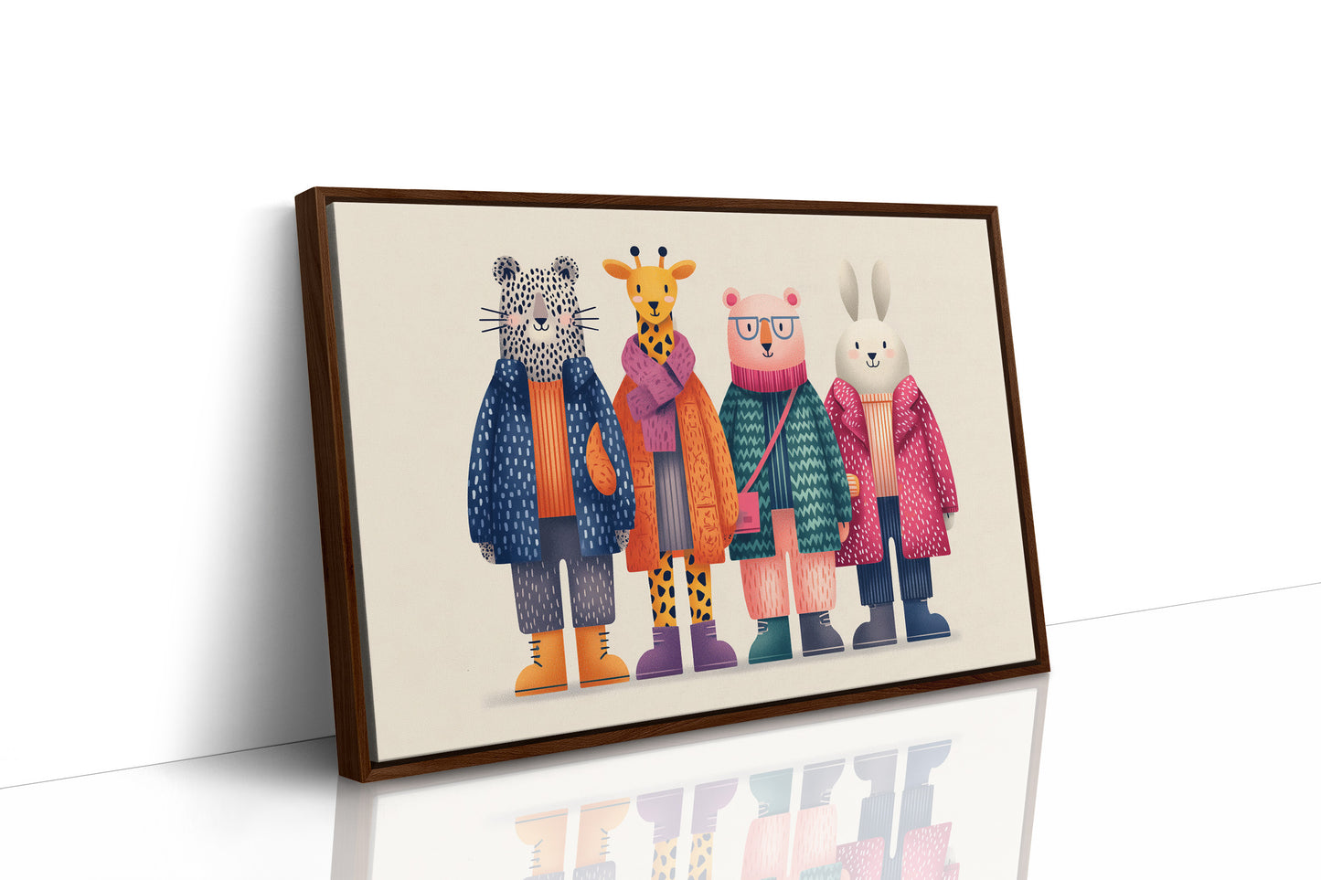 Friends in Their Sunday Coats