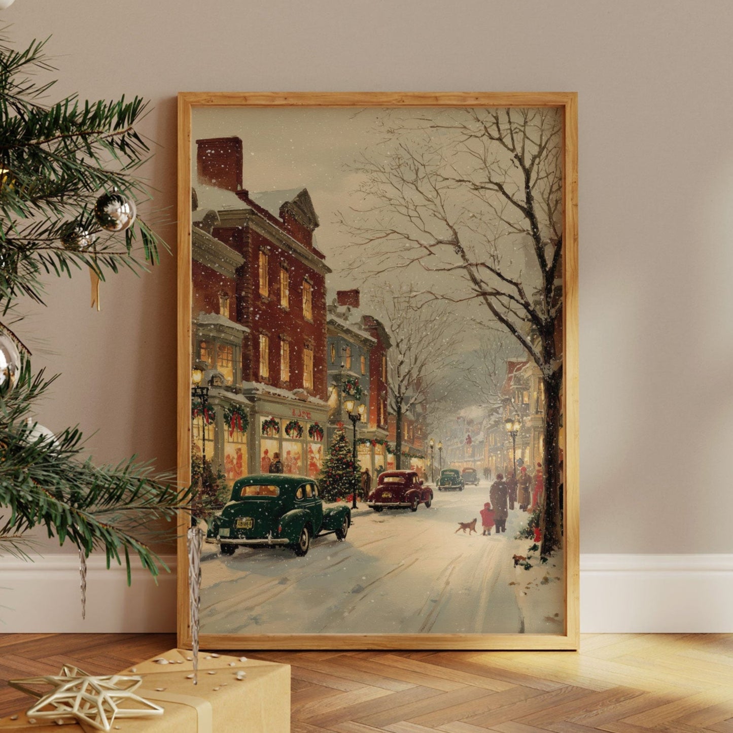 December Streets Remember Simpler Days