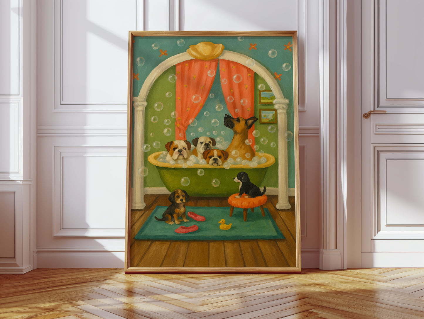 Bathtime for the Bubble Pups