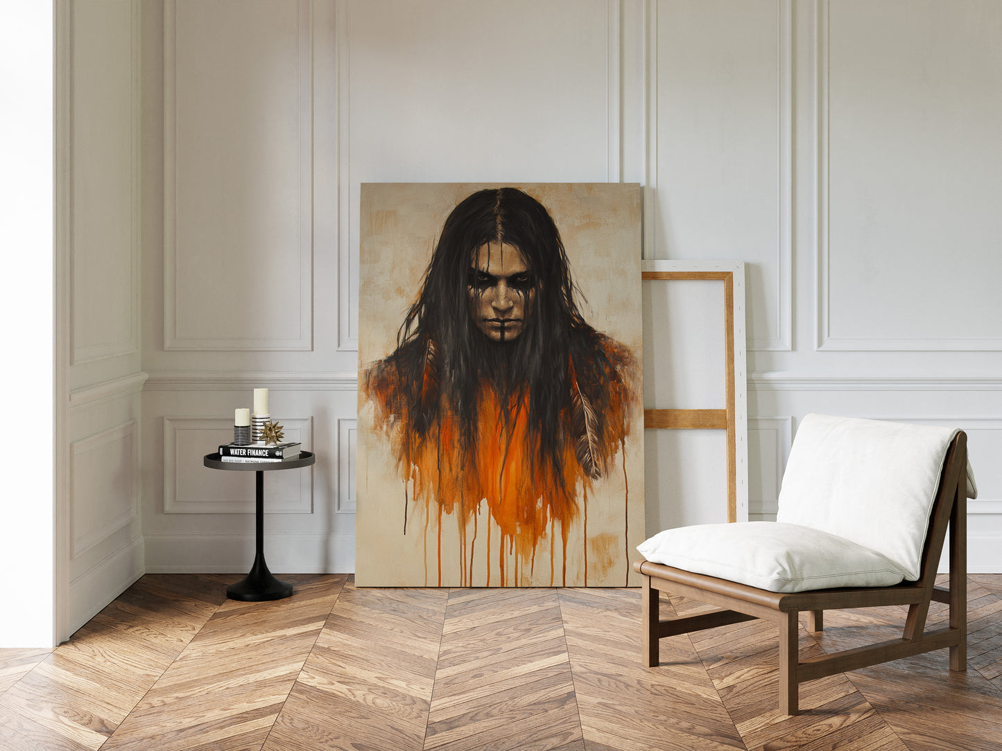 Ember Stare Warrior Portrait